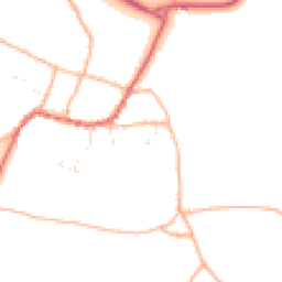 Daytime road noise heatmap for TA4 1HU