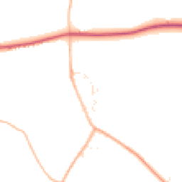 Daytime road noise heatmap for TA4 1JA