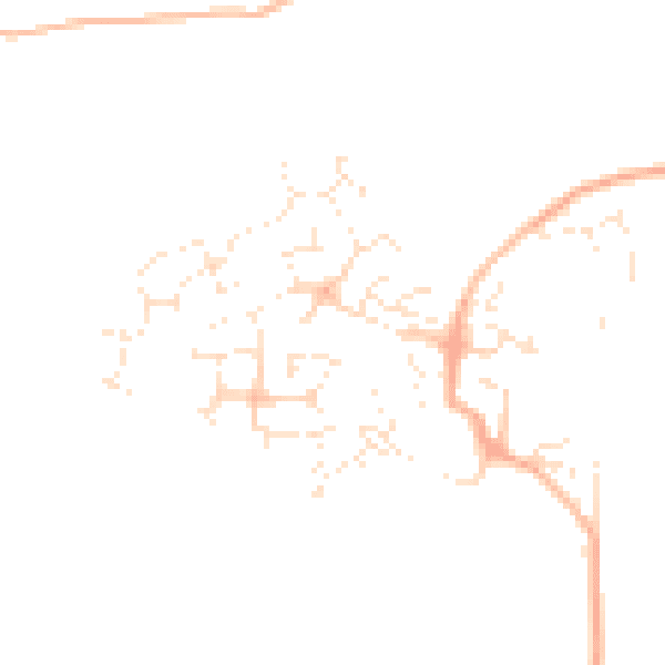 Daytime road noise heatmap for TA4 1JG
