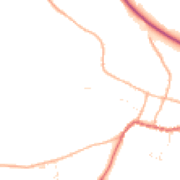 Daytime road noise heatmap for TA4 1LP