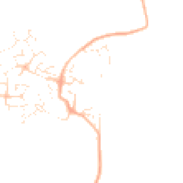 Daytime road noise heatmap for TA4 1LT