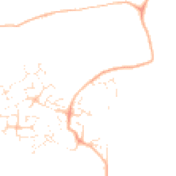 Daytime road noise heatmap for TA4 1LX