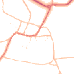 Daytime road noise heatmap for TA4 1PN