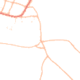 Daytime road noise heatmap for TA4 1PU