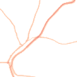 Daytime road noise heatmap for TA4 2AU