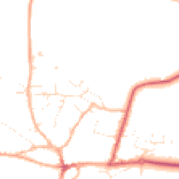 Daytime road noise heatmap for TA4 2BW