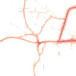 Daytime road noise heatmap for TA4 2JX