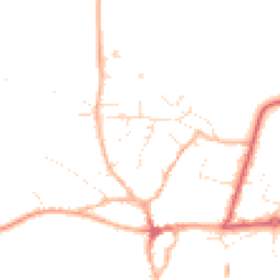 Daytime road noise heatmap for TA4 2LH
