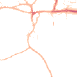 Daytime road noise heatmap for TA4 2NZ