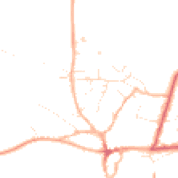 Daytime road noise heatmap for TA4 2PH