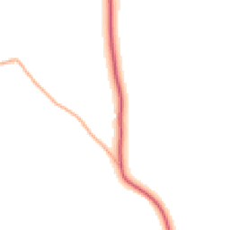 Daytime road noise heatmap for TA4 2RS