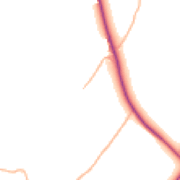 Daytime road noise heatmap for TA4 3HA