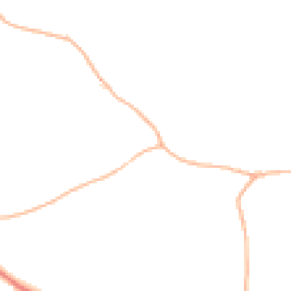 Daytime road noise heatmap for TA4 3JF