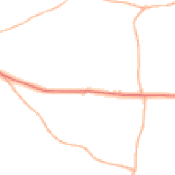 Daytime road noise heatmap for TA4 3JQ
