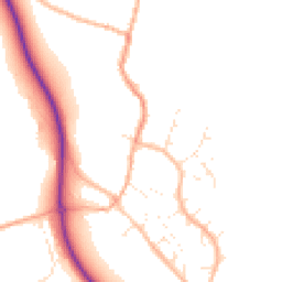 Daytime road noise heatmap for TA4 3LH