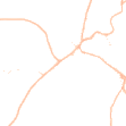 Daytime road noise heatmap for TA4 3SX