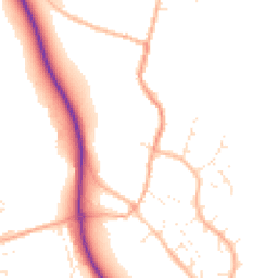 Daytime road noise heatmap for TA4 3UD