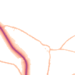 Daytime road noise heatmap for TA4 4AD
