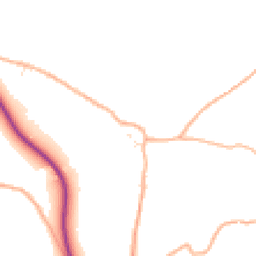 Daytime road noise heatmap for TA4 4AR