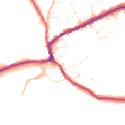 Daytime road noise heatmap for TA4 4AX