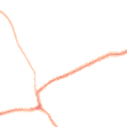 Night-time road noise heatmap for TA4 4BY