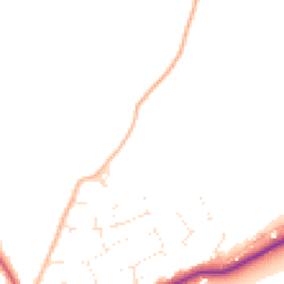 Daytime road noise heatmap for TA4 4DG
