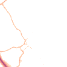 Daytime road noise heatmap for TA4 4EF