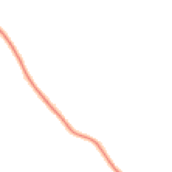 Night-time road noise heatmap for TA4 4EN