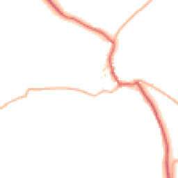 Daytime road noise heatmap for TA4 4HY