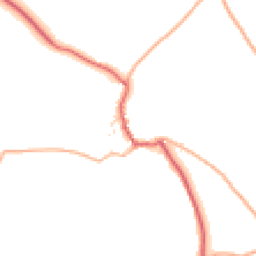 Daytime road noise heatmap for TA4 4JB
