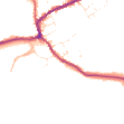 Daytime road noise heatmap for TA4 4NT