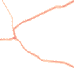 Night-time road noise heatmap for TA4 4PF