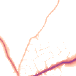 Daytime road noise heatmap for TA4 4RE
