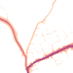 Daytime road noise heatmap for TA4 4SA