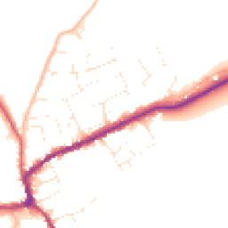 Daytime road noise heatmap for TA4 4SU