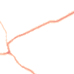 Night-time road noise heatmap for TA4 4TE