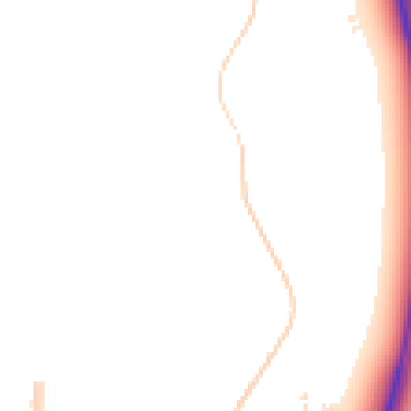 Night-time road noise heatmap for TA6 4FA