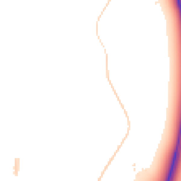 Night-time road noise heatmap for TA6 4FB