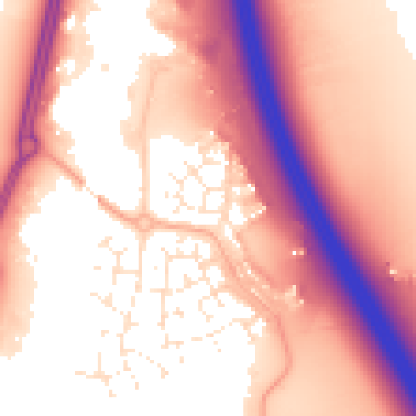 Daytime road noise heatmap for TA6 4FT