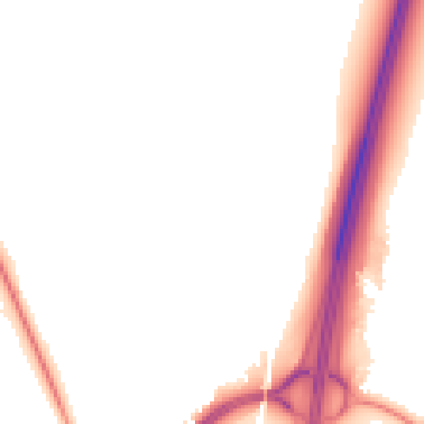 Night-time road noise heatmap for TA6 4TG