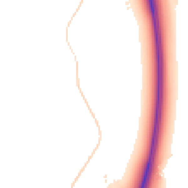 Night-time road noise heatmap for TA6 4XE