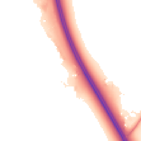 Night-time road noise heatmap for TA6 4YP