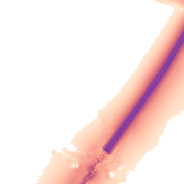 Night-time road noise heatmap for TA6 5HJ