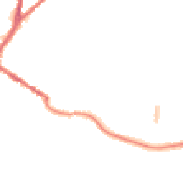 Night-time road noise heatmap for TA6 5QD