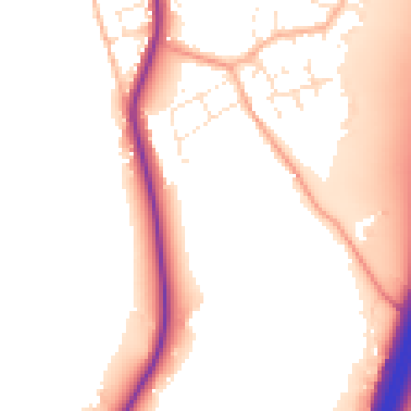 Daytime road noise heatmap for TA6 6LR