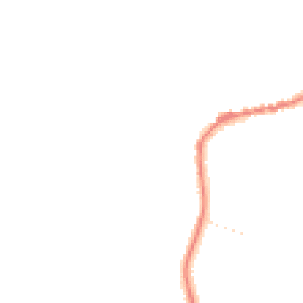 Night-time road noise heatmap for TA6 6NQ