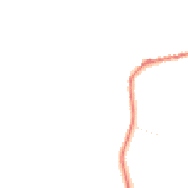 Night-time road noise heatmap for TA6 6NU