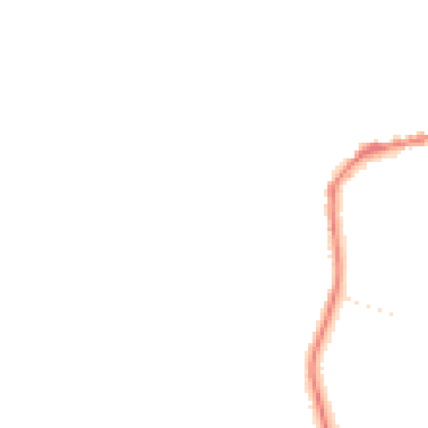 Night-time road noise heatmap for TA6 6NX