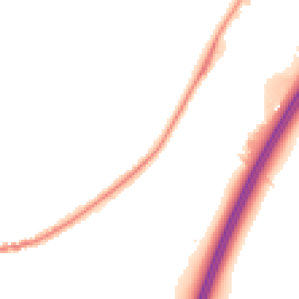 Night-time road noise heatmap for TA6 6PW