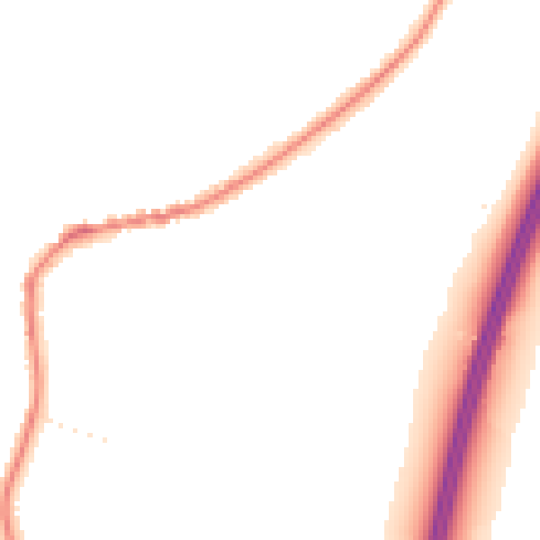 Night-time road noise heatmap for TA6 6QD